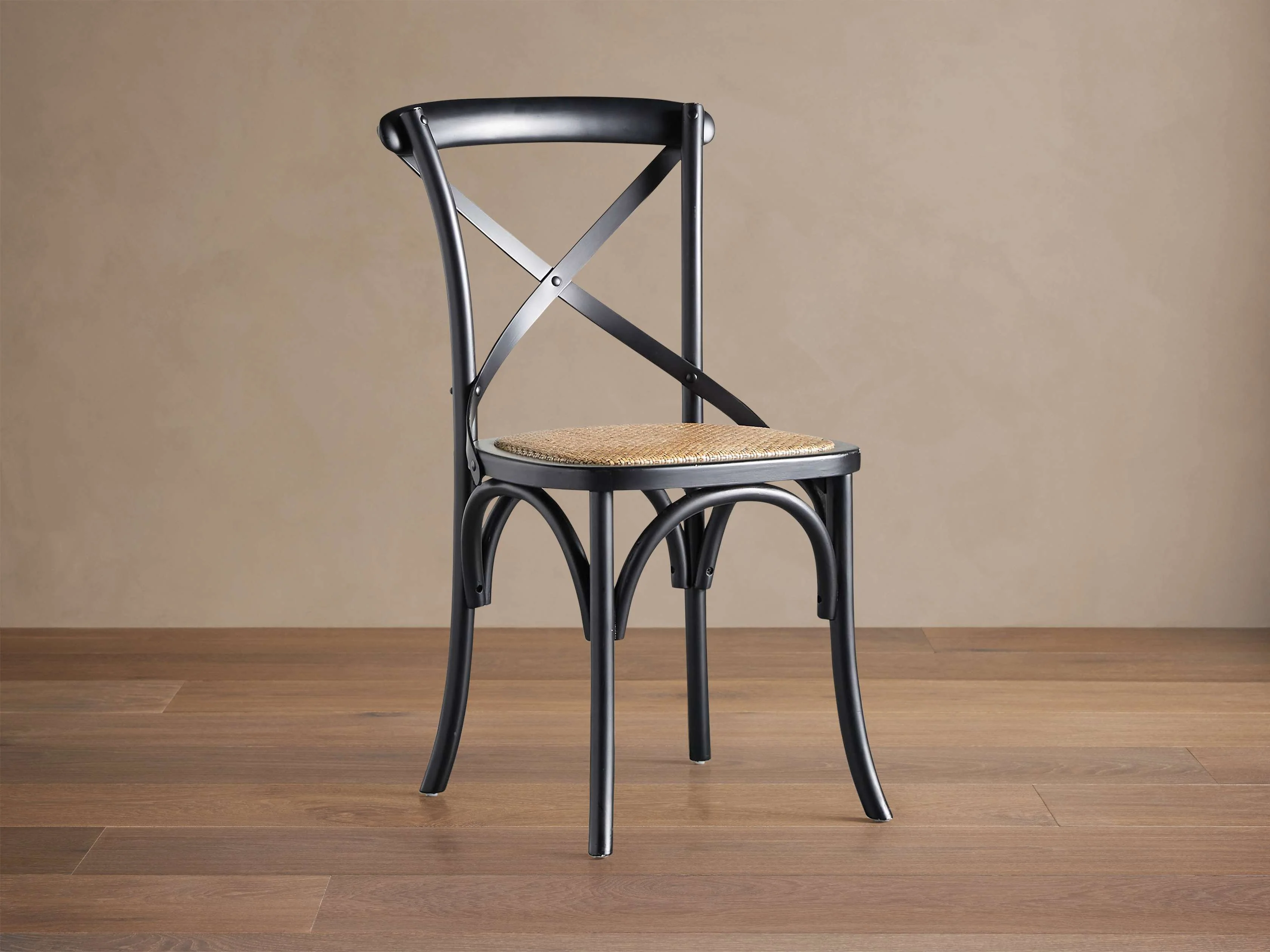 Cadence Dining Chair with Rattan Seat
