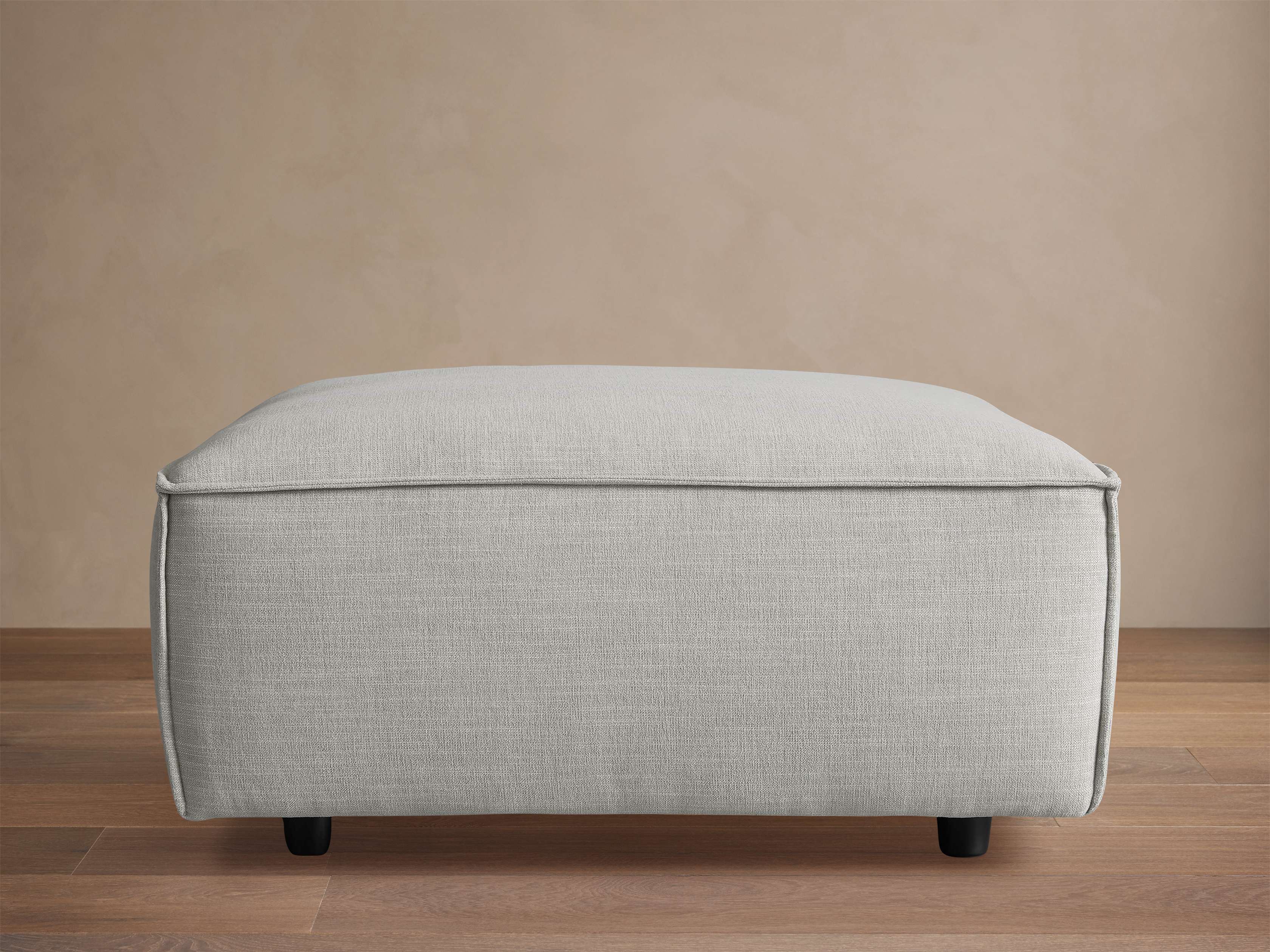 Coburn Ottoman in Nomad Stone