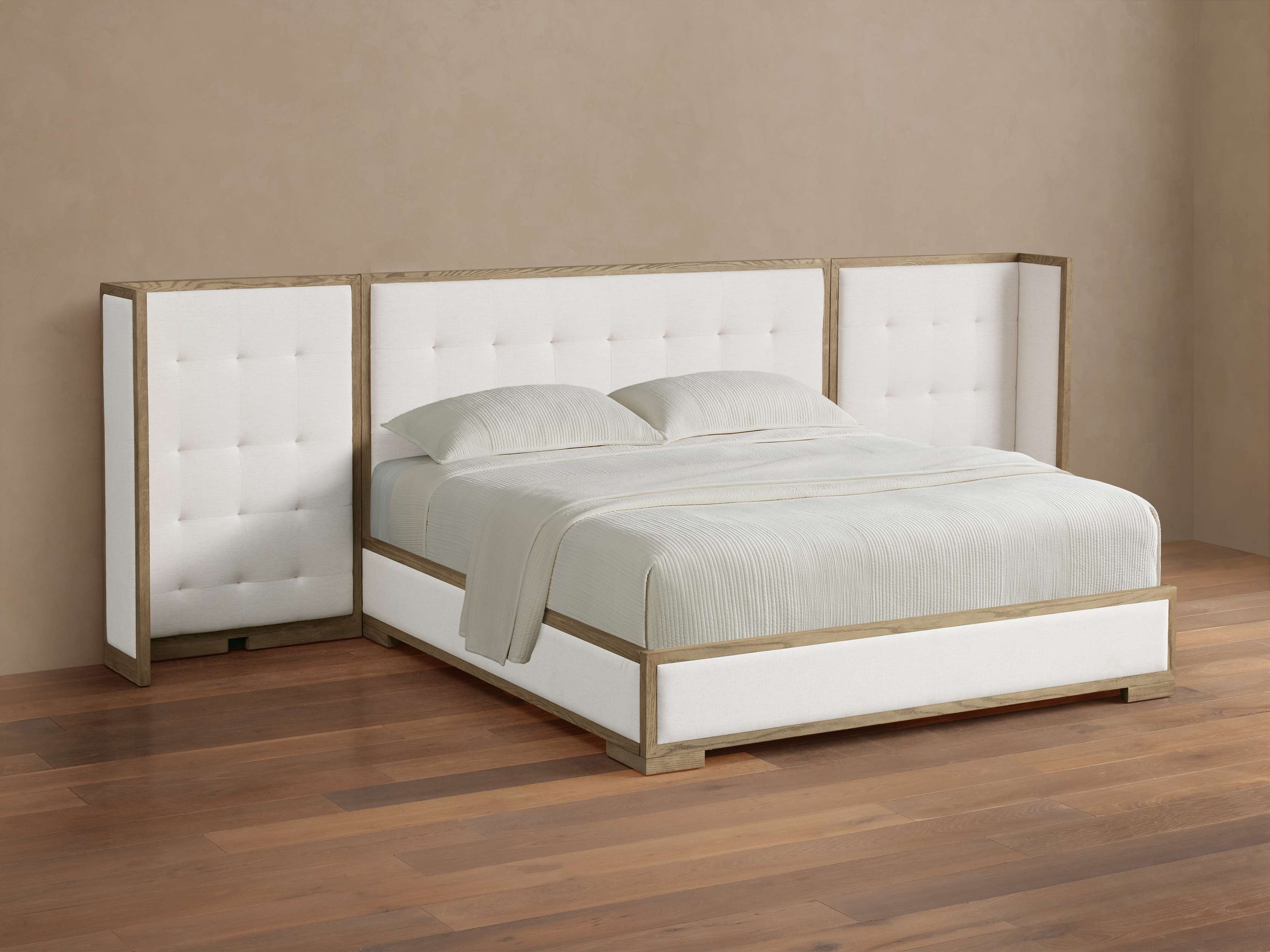 Darien Extended Box-Tufted Shelter Bed