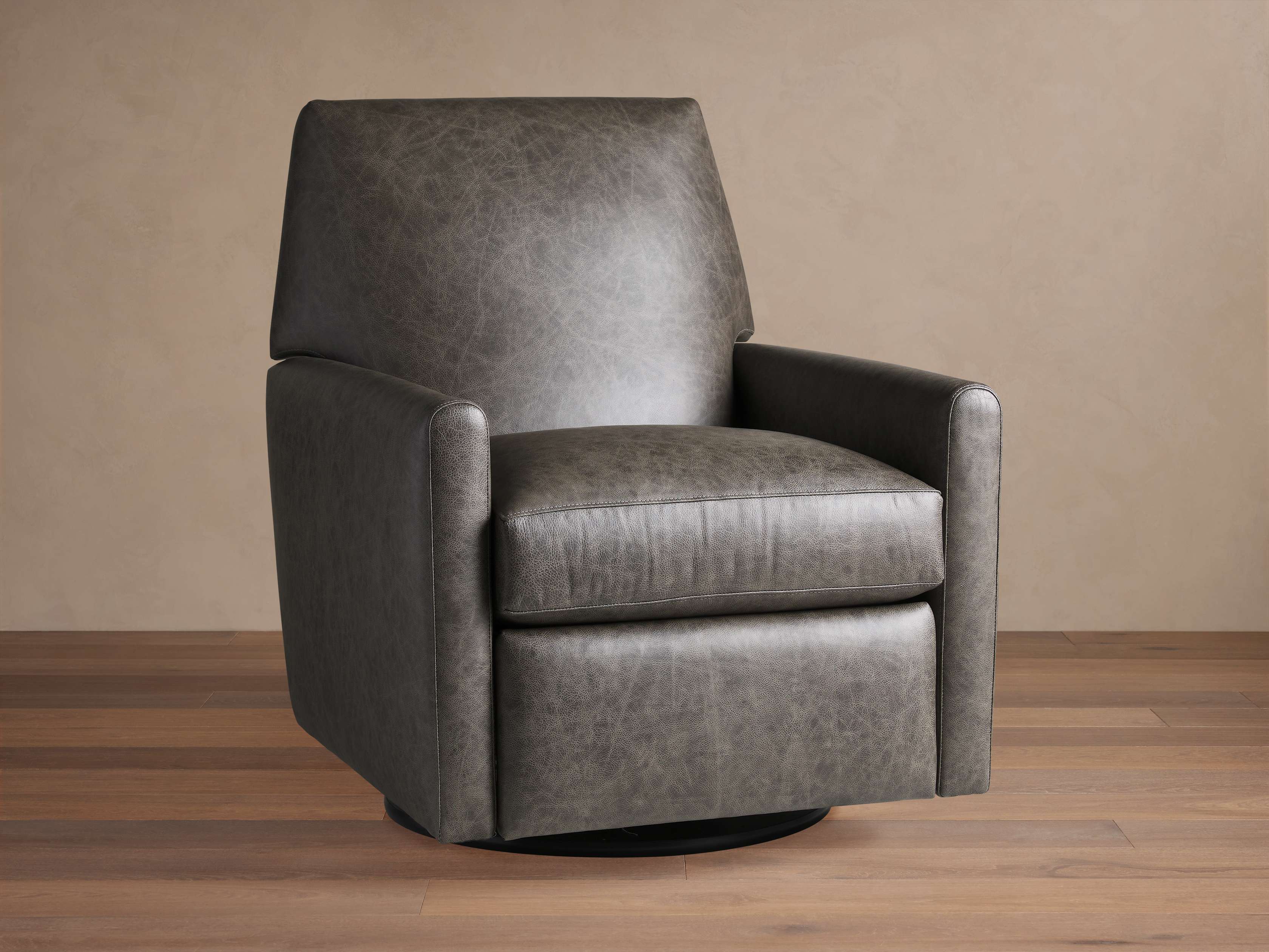 Harvey Leather Swivel Recliner