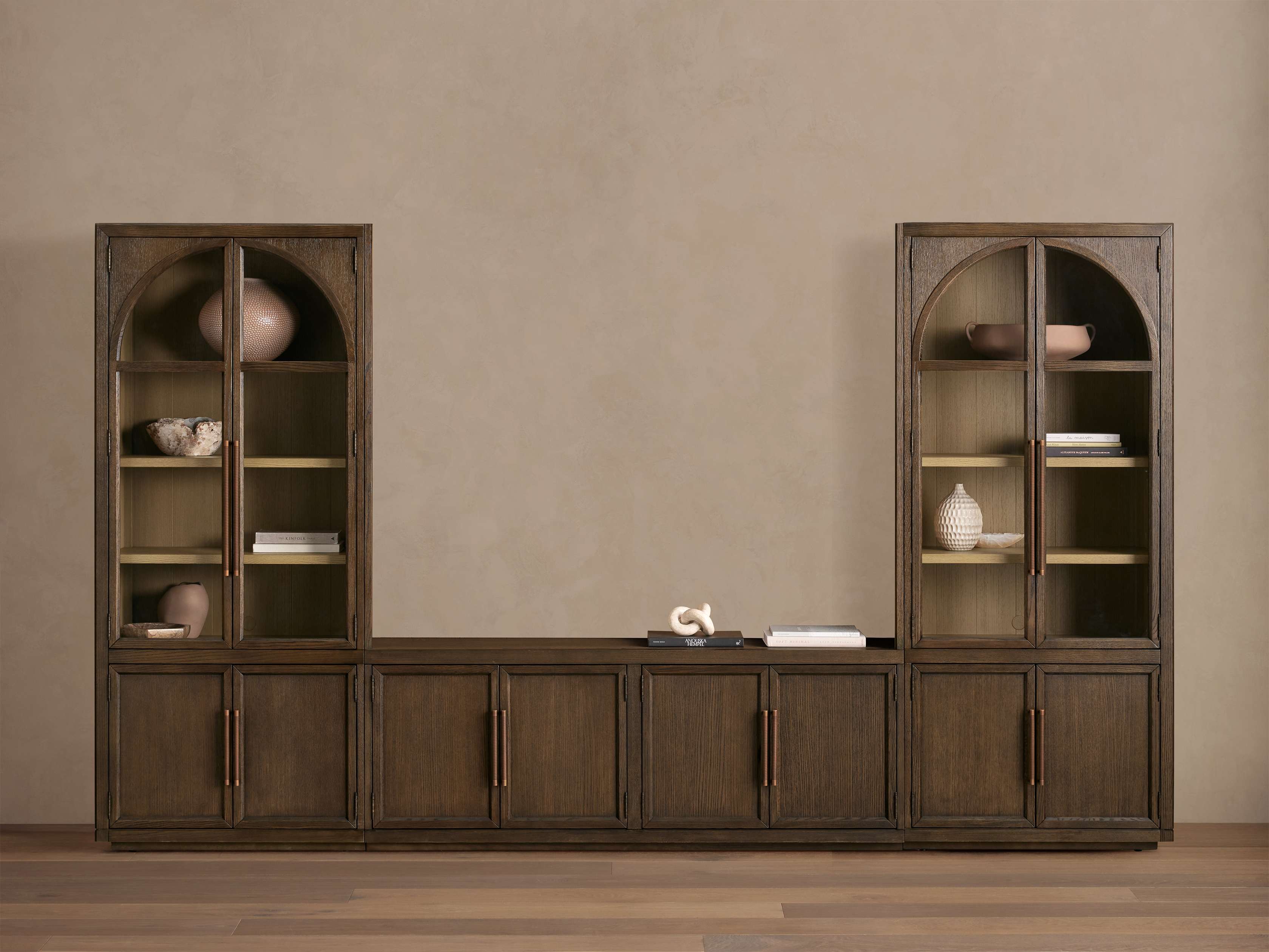 Hattie Glass Media Cabinet