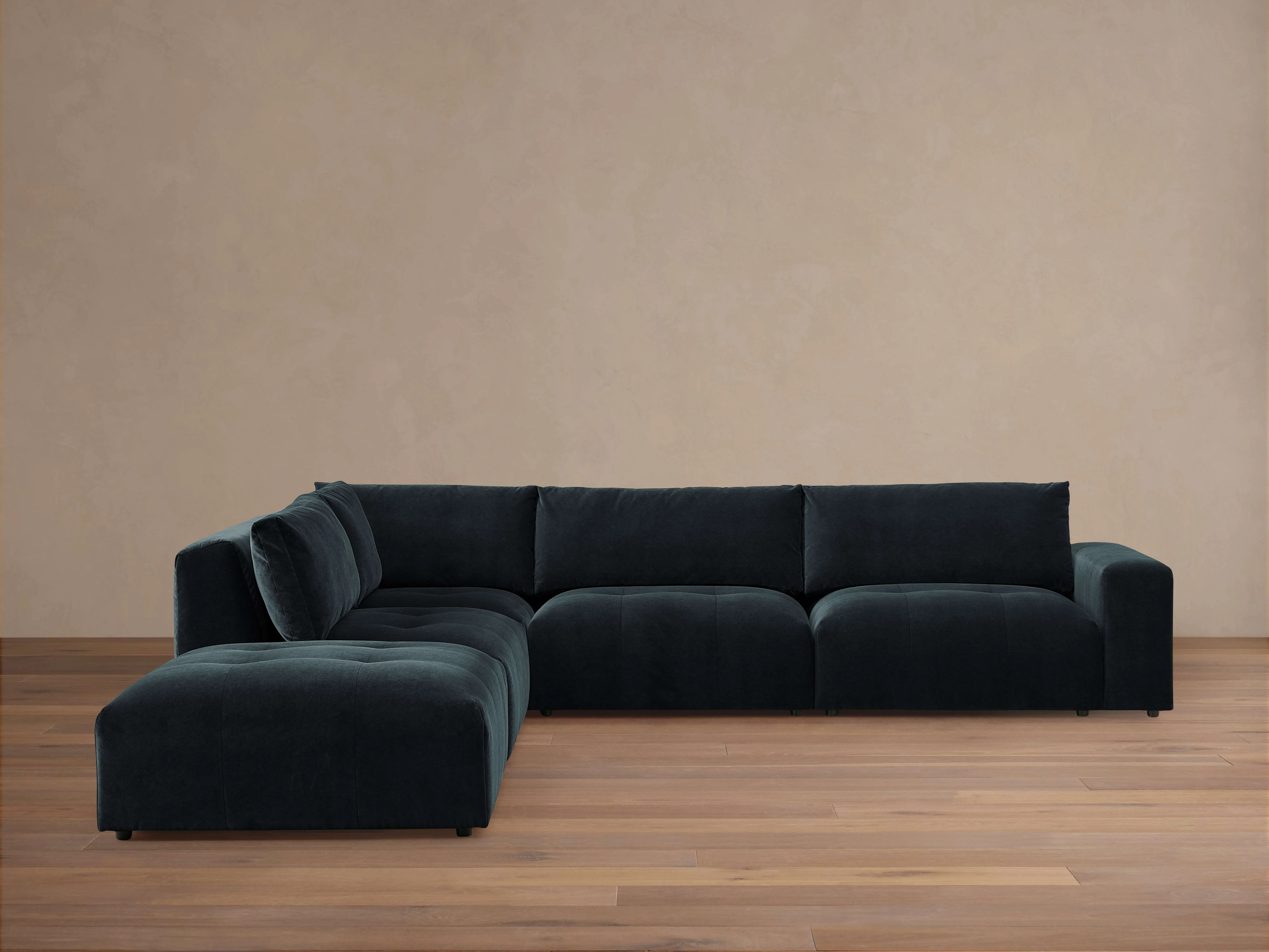 Keegan Five-Piece Sectional in Banks Midnight