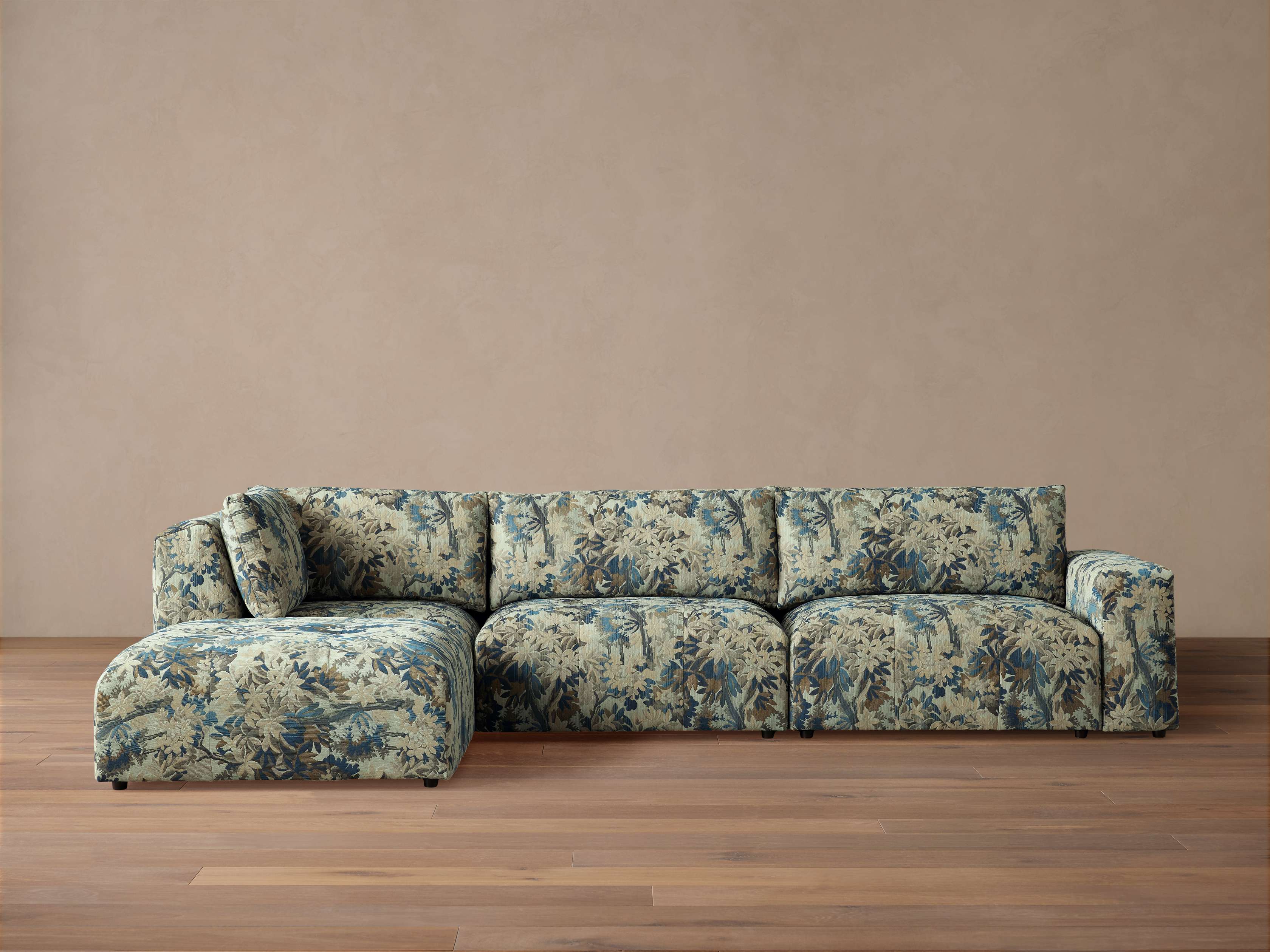 Keegan Four Piece Sectional with Ottoman