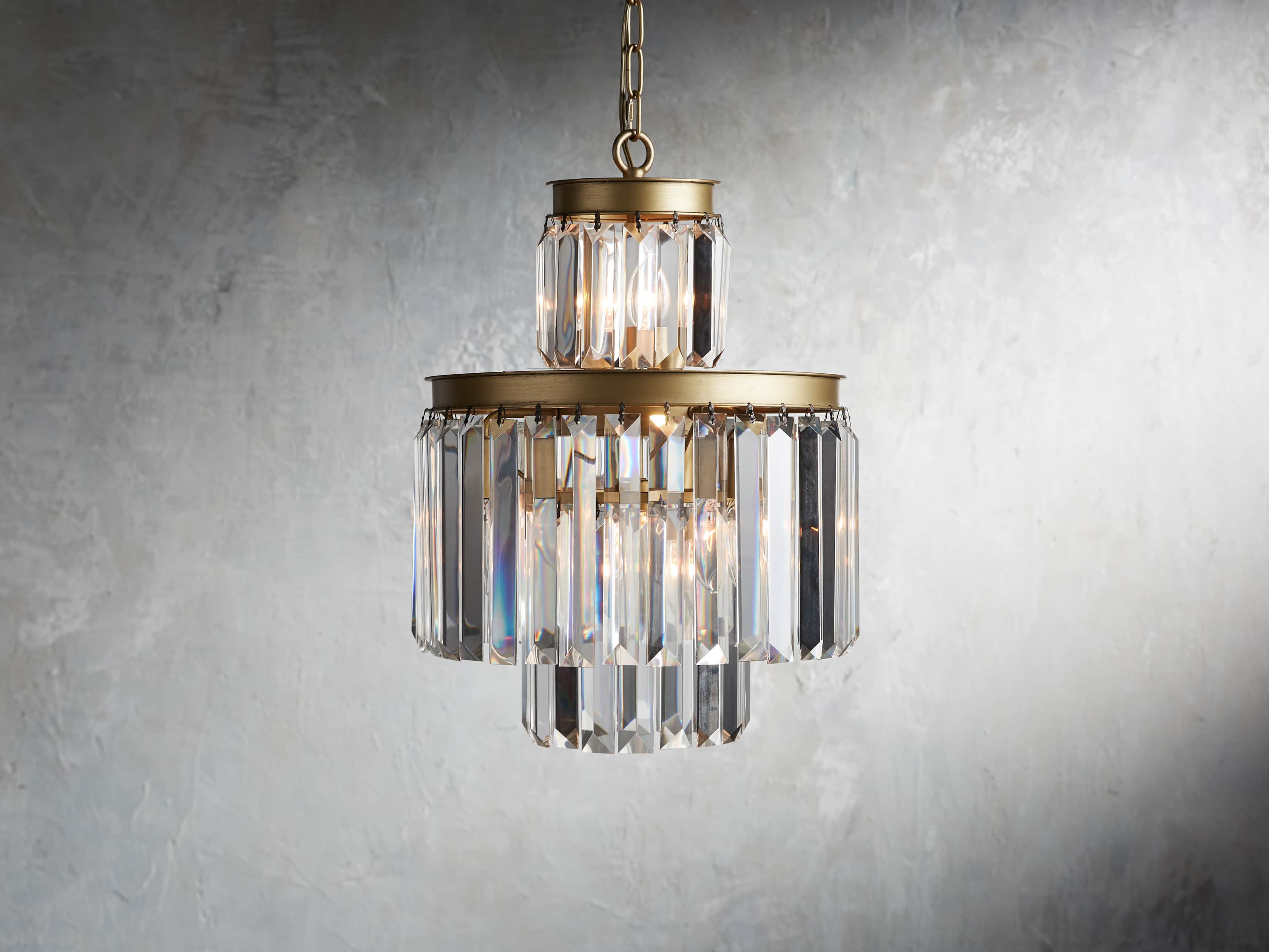 Leyland 15" Chandelier in Brass