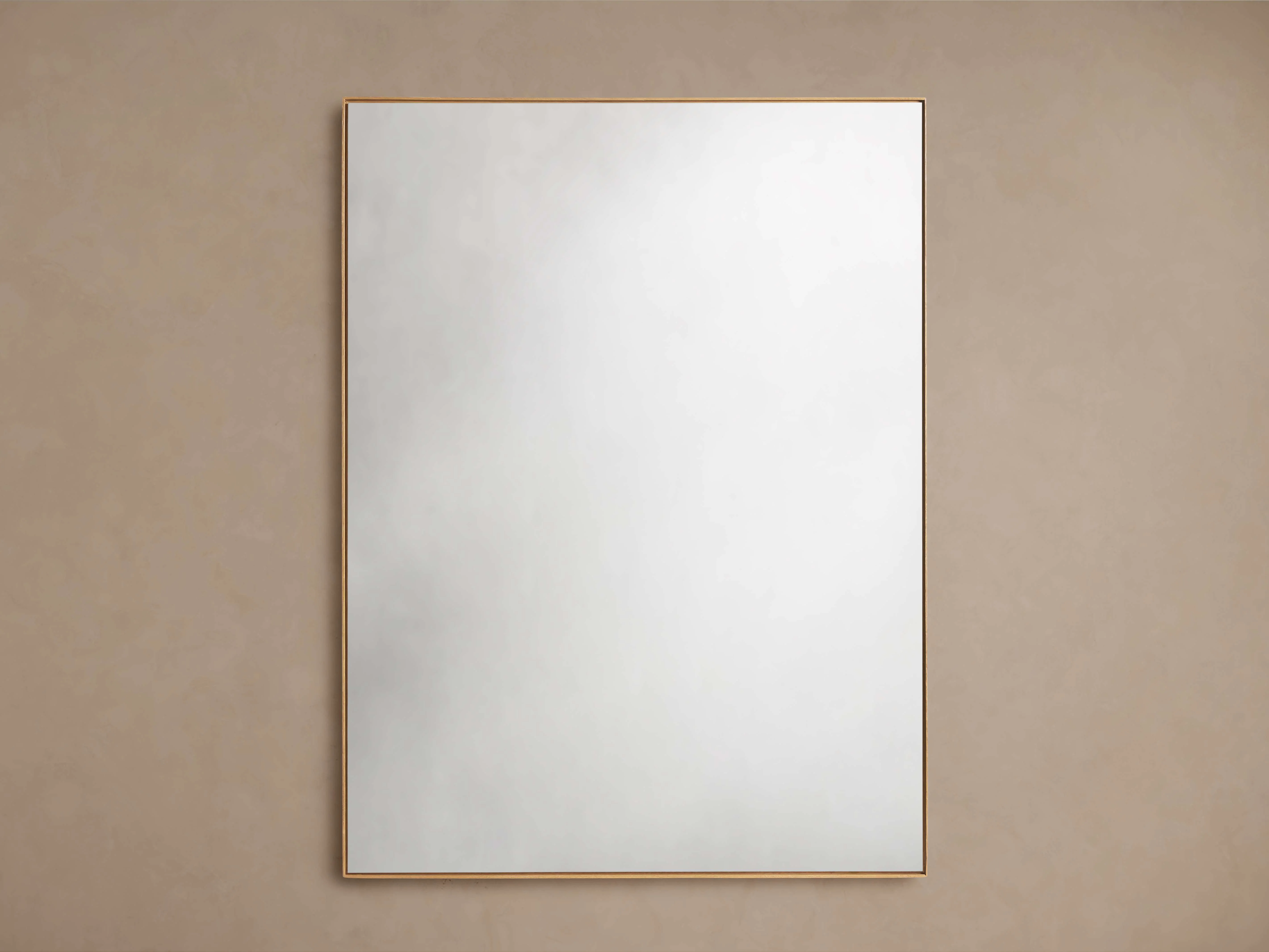 Lira Oak Wall Mirror in Honey
