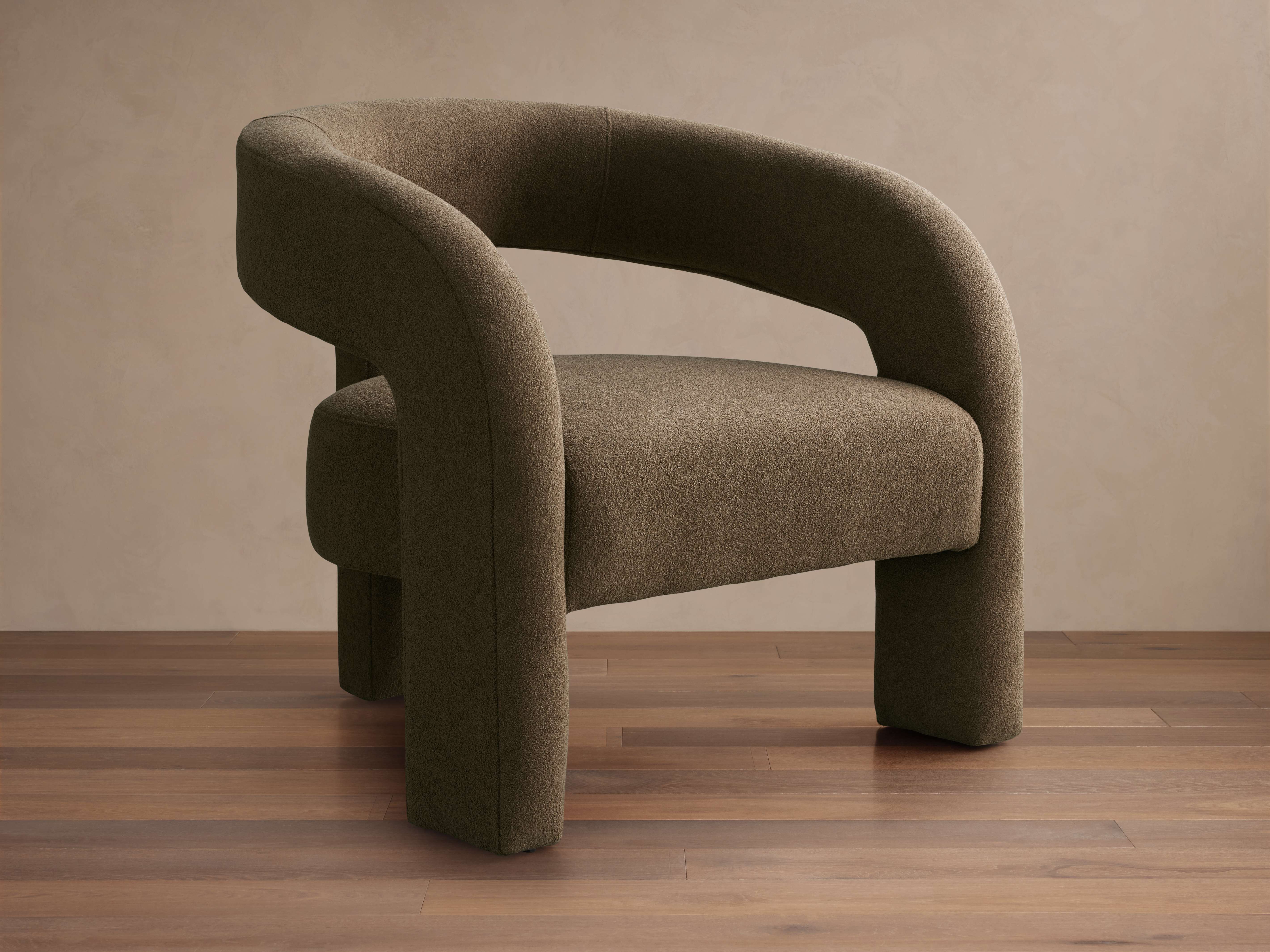 Mara Cutout Chair in Tenley Mink