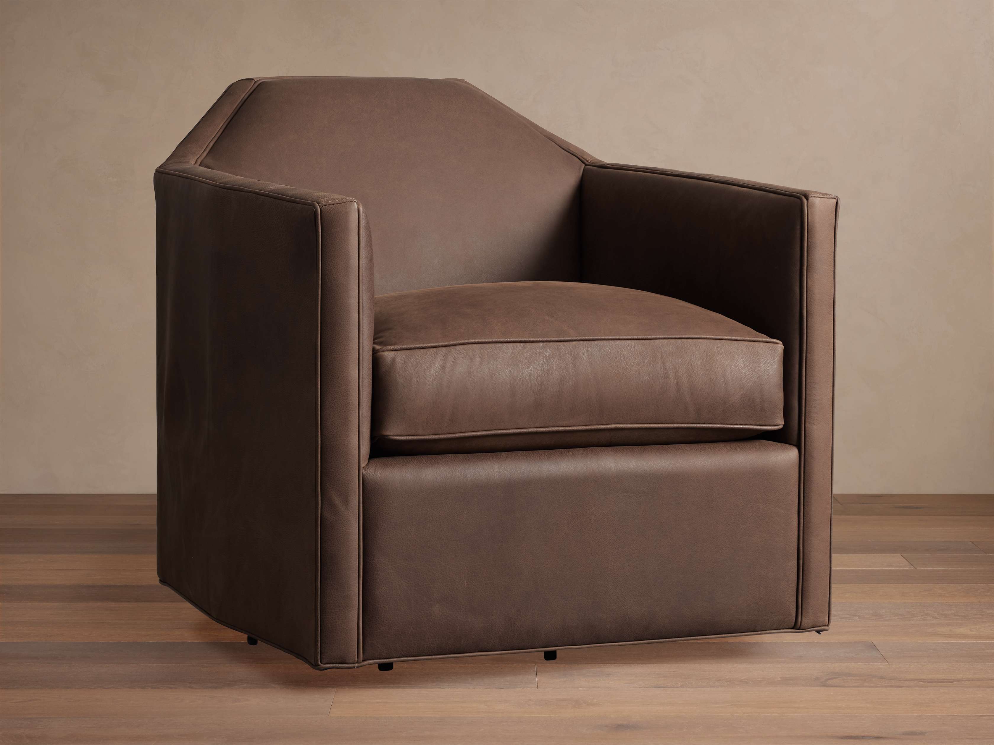 Marina Leather Swivel Chair