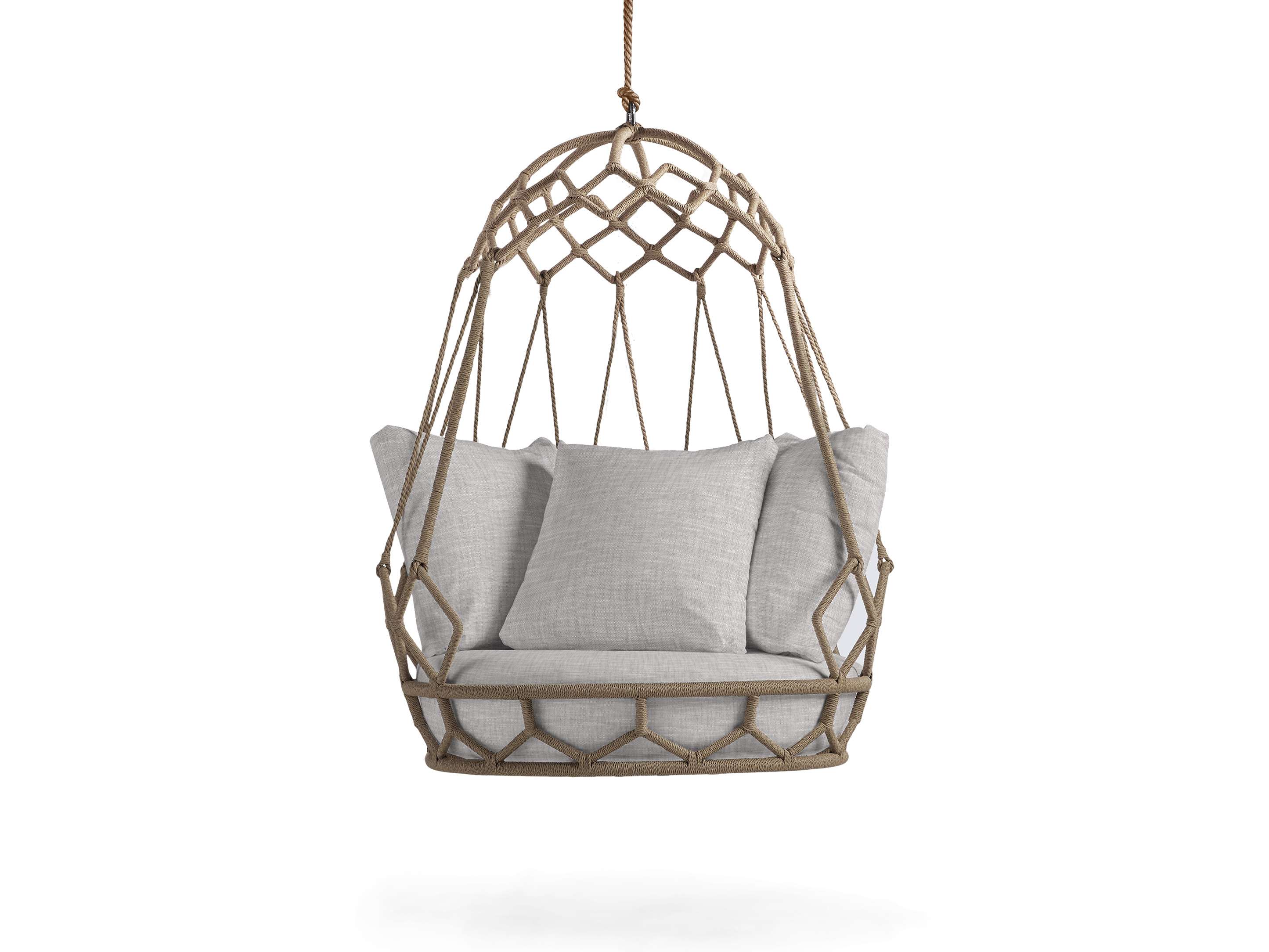 Marina Outdoor Hanging Chair with Rope