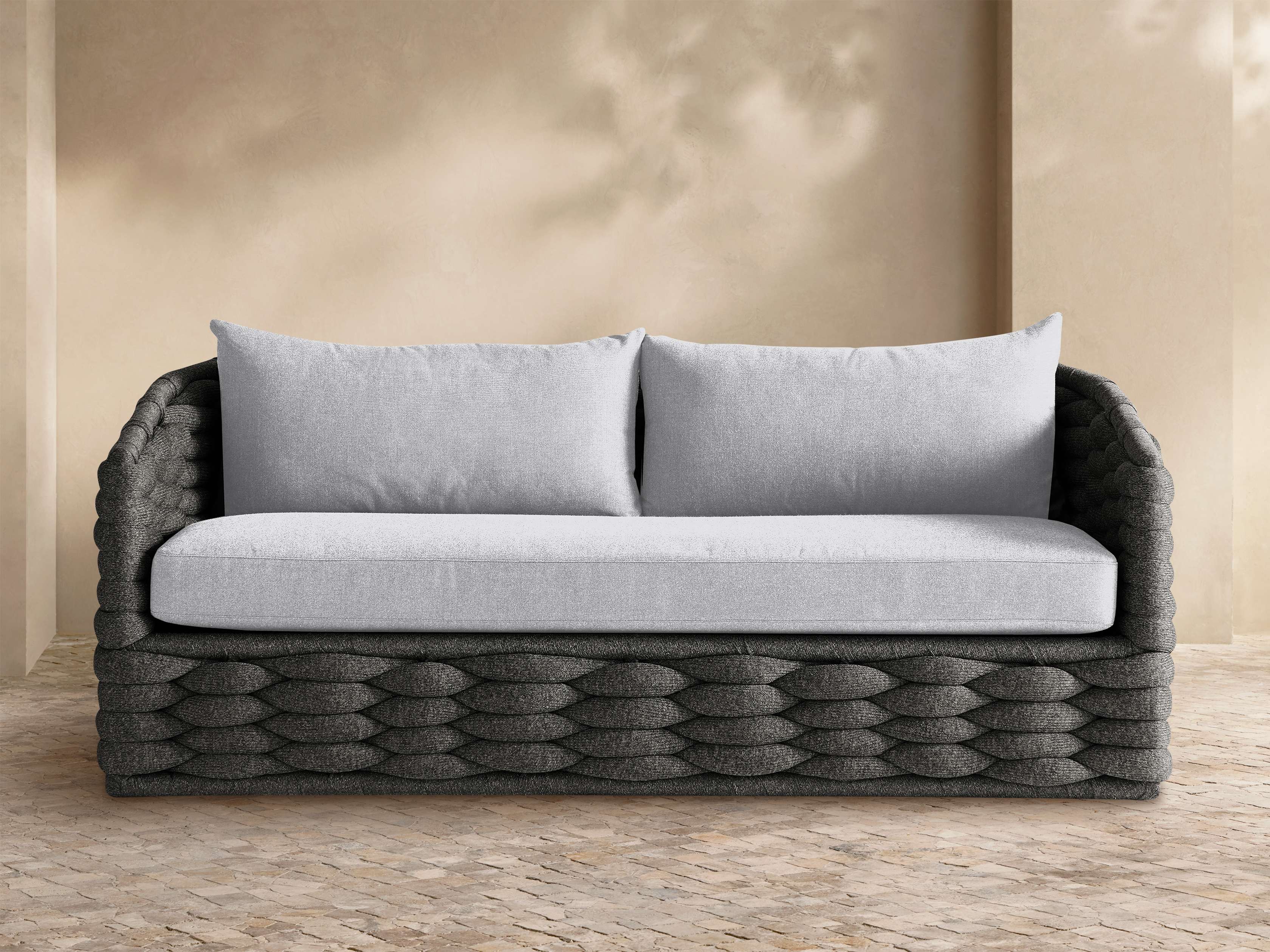 Melbourne Outdoor Sofa in Margate Charcoal