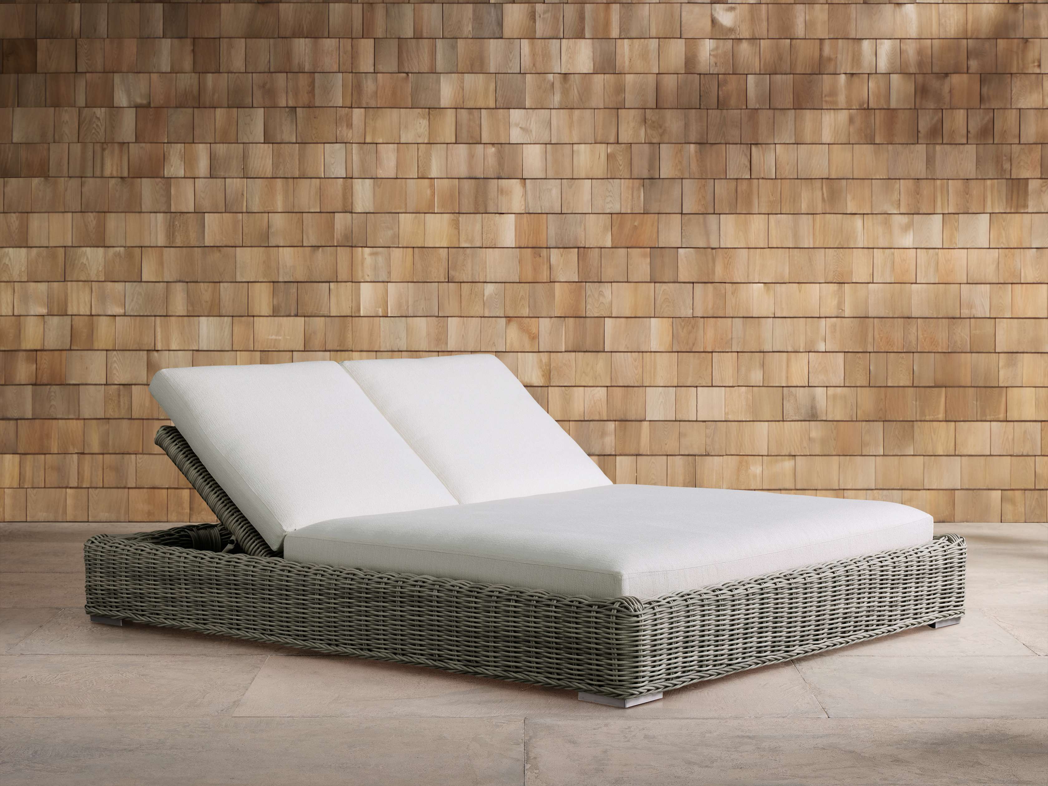Montauk Outdoor Double Chaise