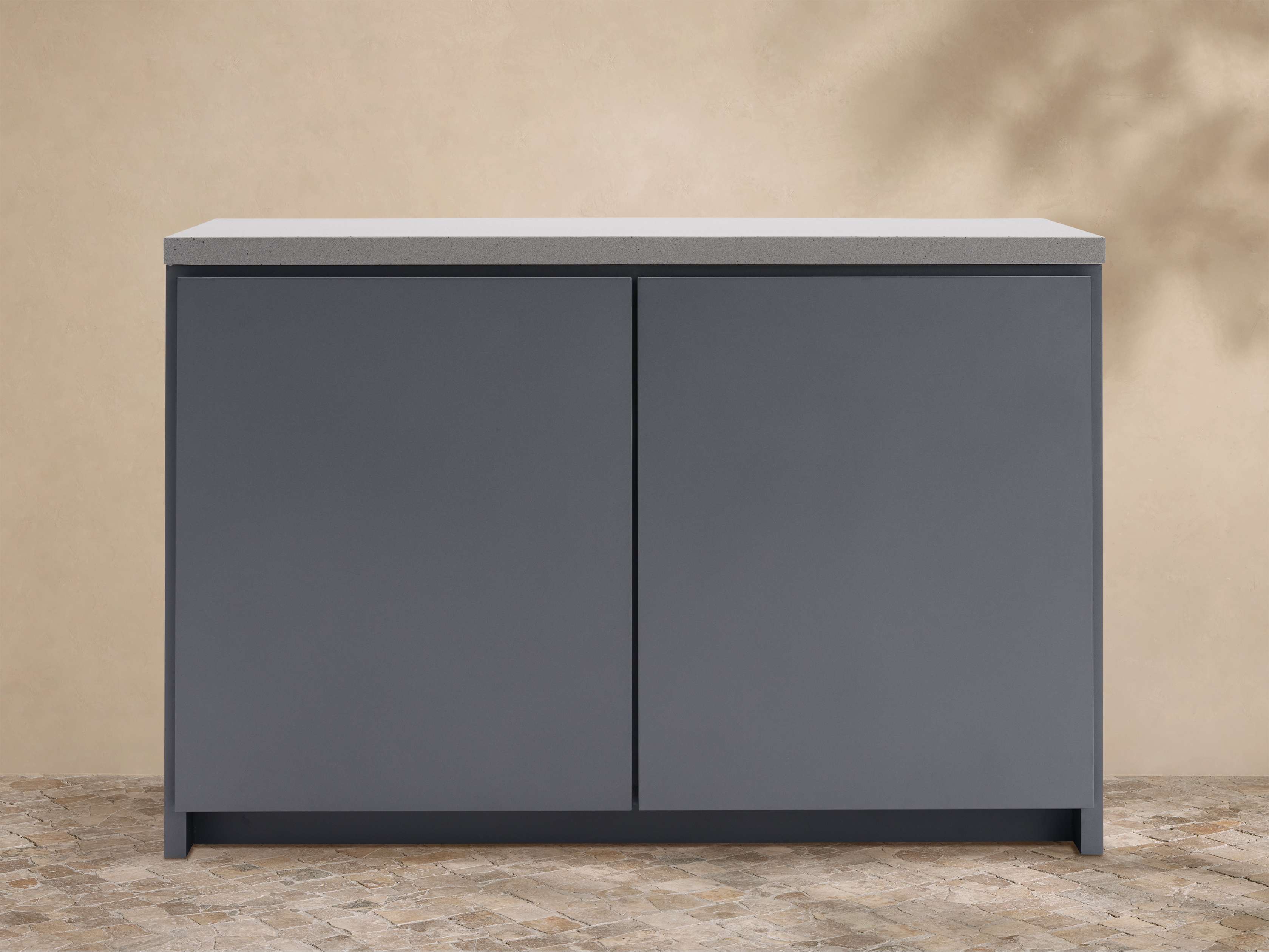 Outdoor Aluminum Modular Kitchen Two-Door Cabinet