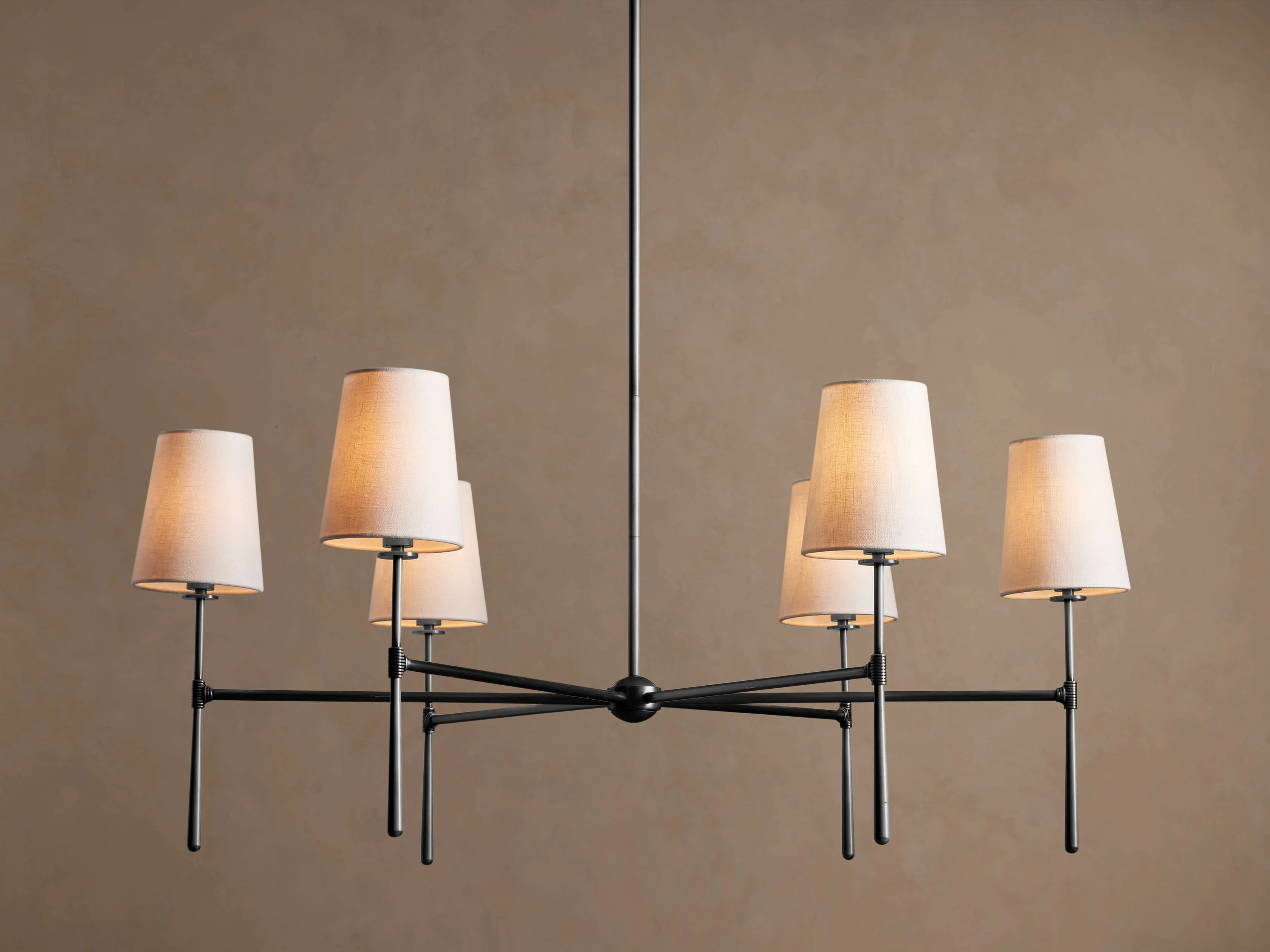 Rhodes Round Chandelier in Bronze