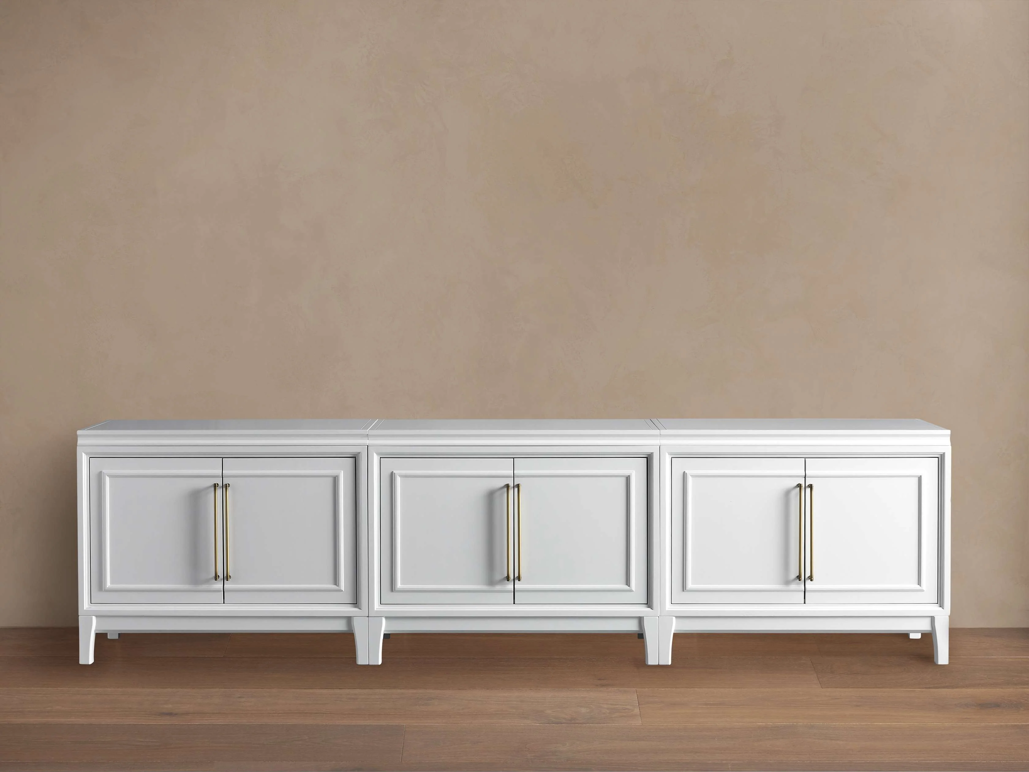 Rowan Modular Media Console with Wood Doors