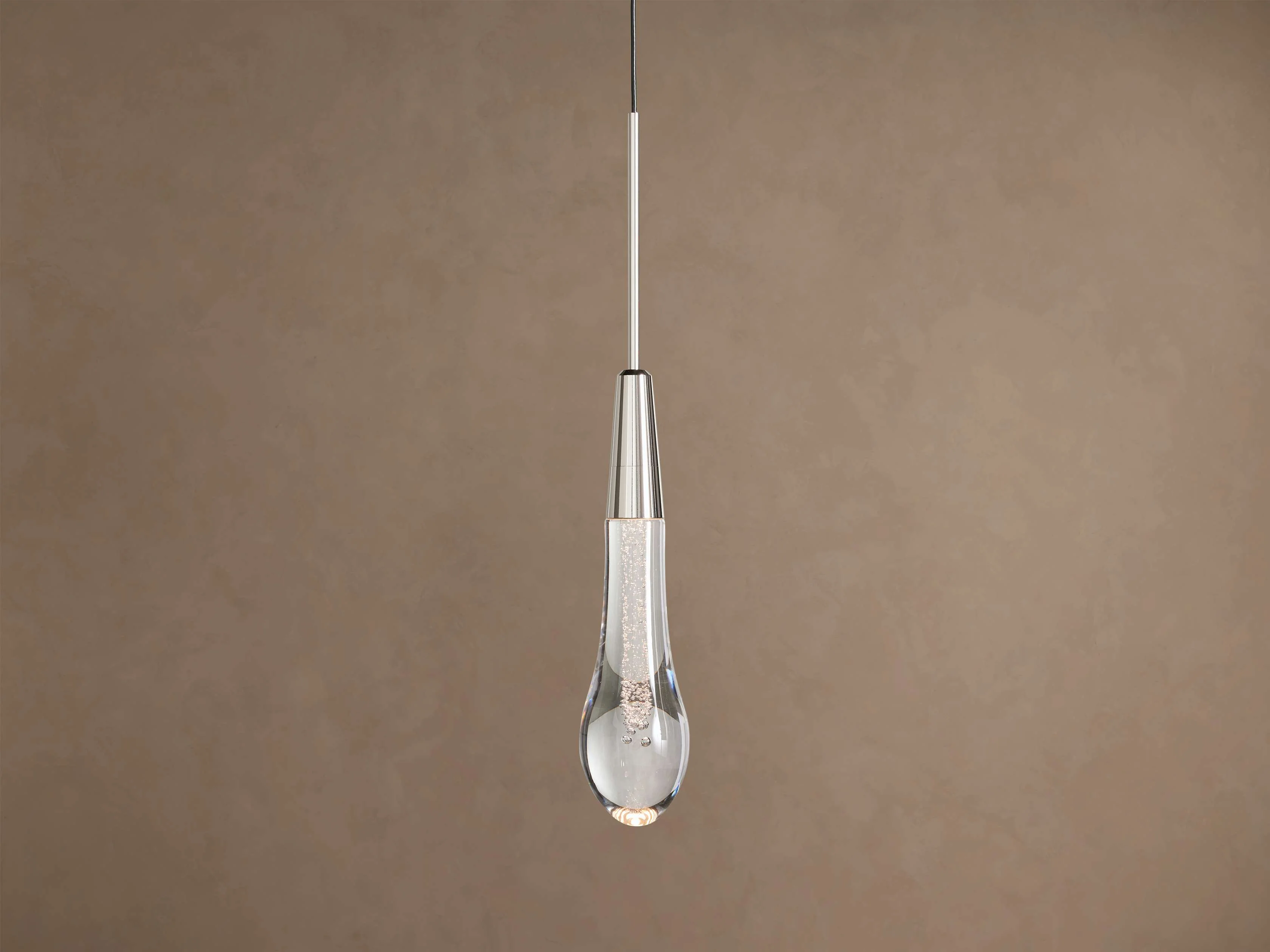 Soltaire Pendant in Nickel