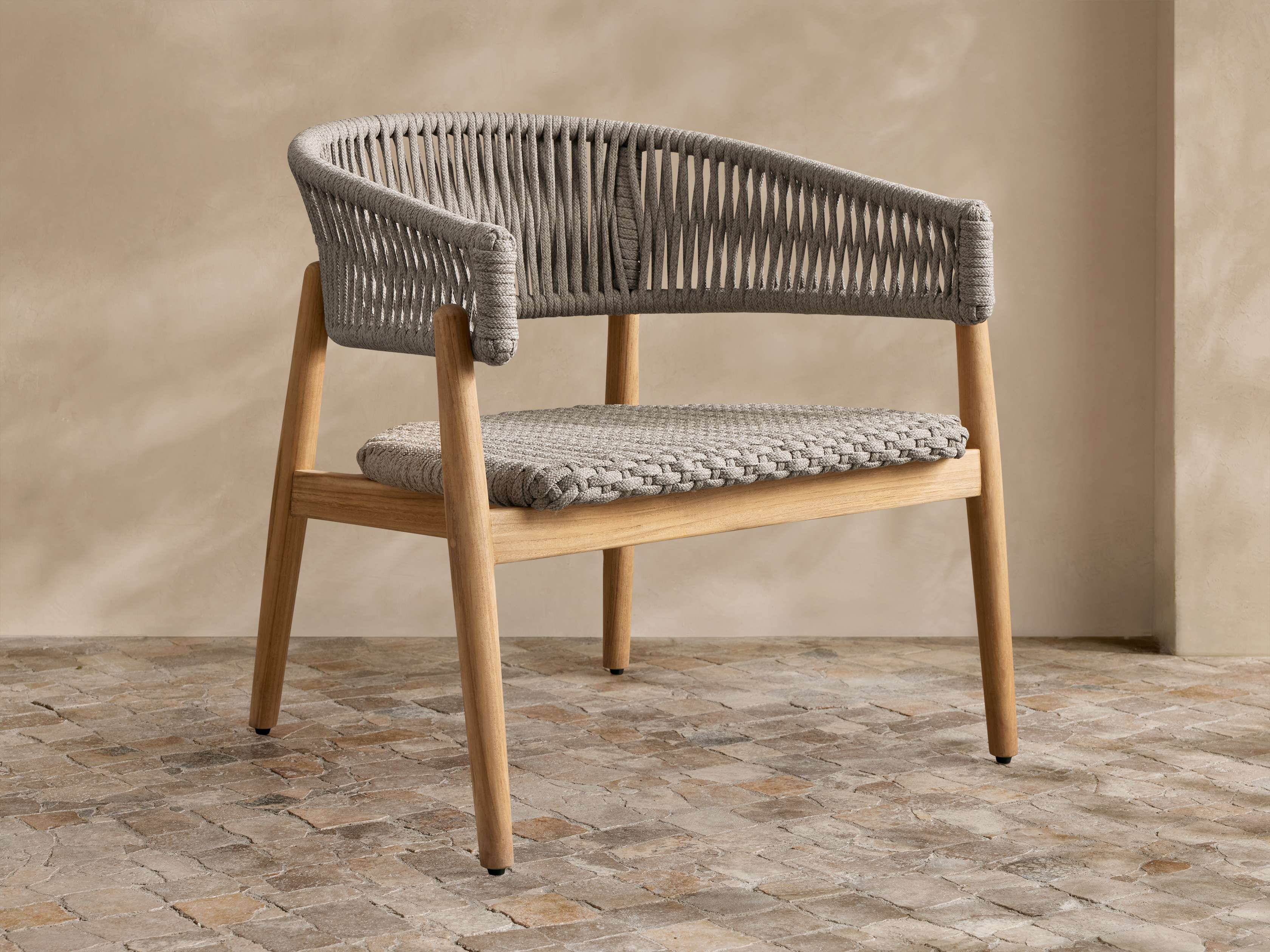 Talia Outdoor Teak Lounge Chair