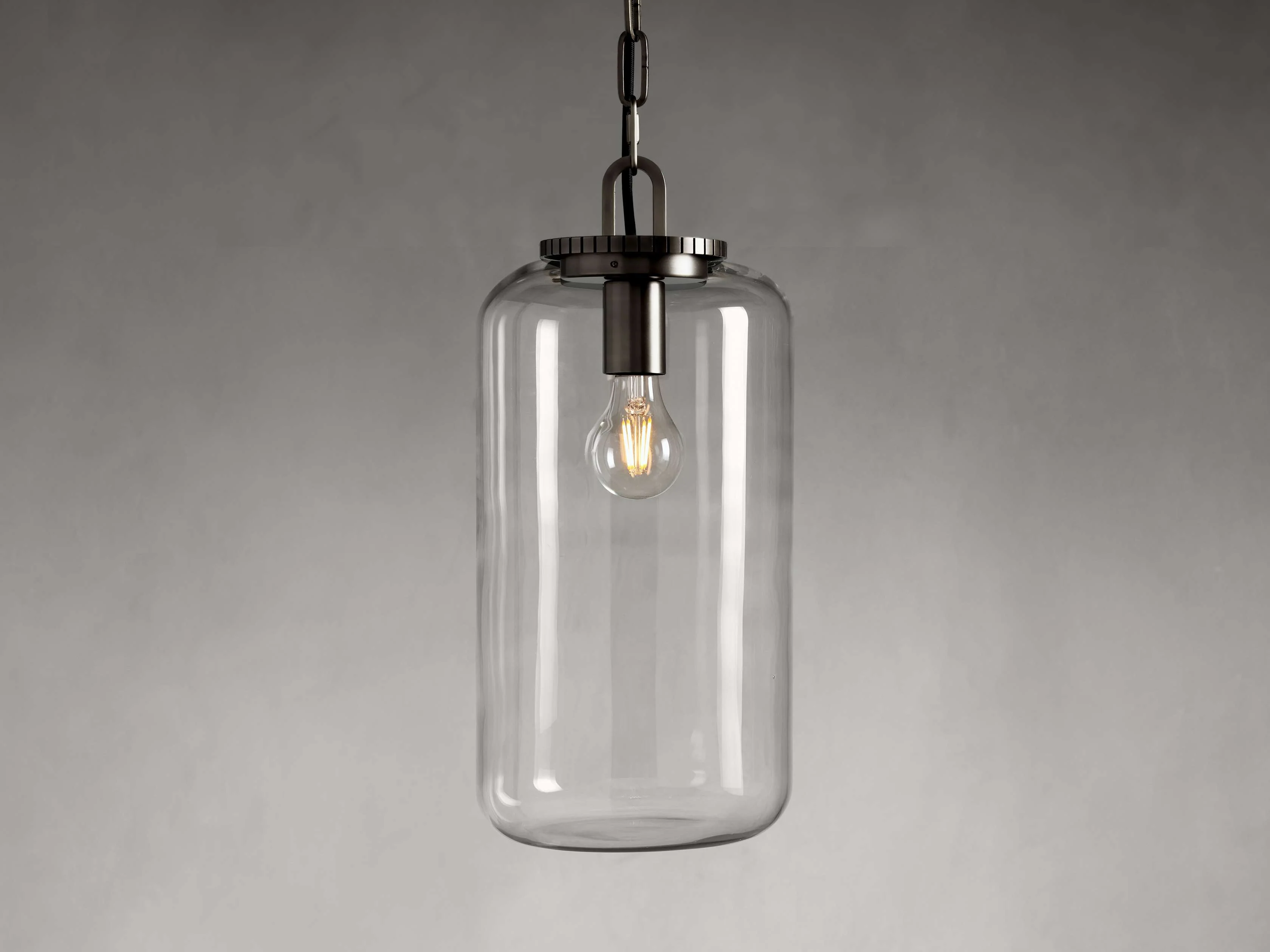 Wescott Cylinder Pendant with Bronze Chain